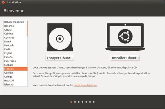 Ubuntu essai